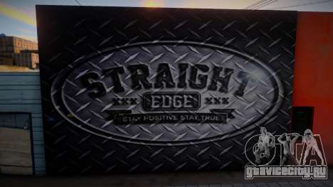 Straight Edge Mural для GTA San Andreas