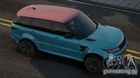 Land Rover Range Rover SVR Blue Red для GTA San Andreas
