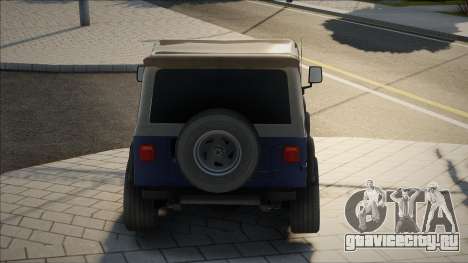 Jeep Wrangler Blue для GTA San Andreas