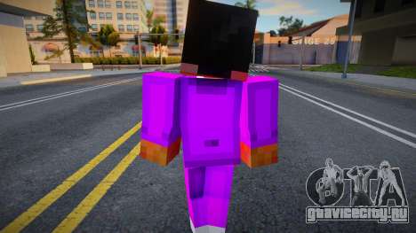 Jizzy Minecraft Ped для GTA San Andreas