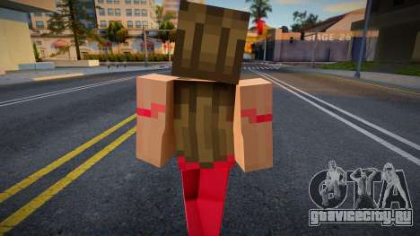 Hfyri Minecraft Ped для GTA San Andreas