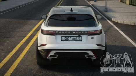 Range Rover Velar White CCD для GTA San Andreas