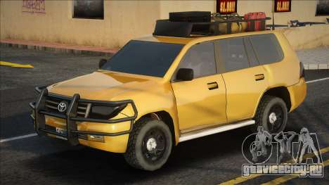 Toyota Land Cruiser Yellow для GTA San Andreas