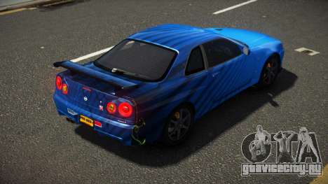 Nissan Skyline R34 L-Sport S10 для GTA 4