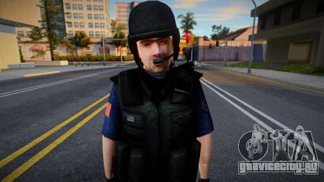 The Long Lost LS SWAT Skin для GTA San Andreas