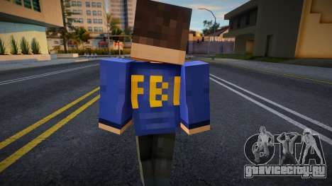 FBI Minecraft Ped для GTA San Andreas