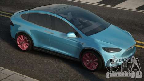 Tesla Model X Blue для GTA San Andreas