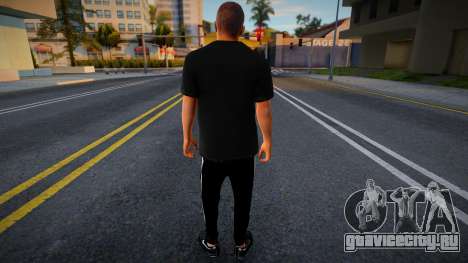 Мужик в футболке Дэдпул для GTA San Andreas