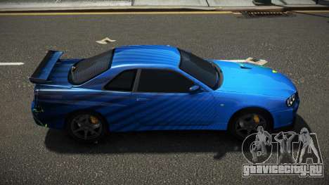 Nissan Skyline R34 L-Sport S10 для GTA 4