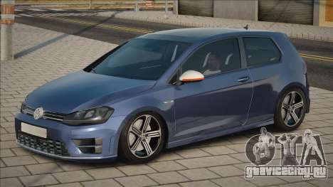 Volkswagen Golf R Blue для GTA San Andreas