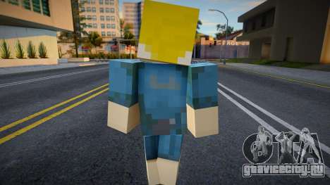 Dwayne Minecraft Ped для GTA San Andreas