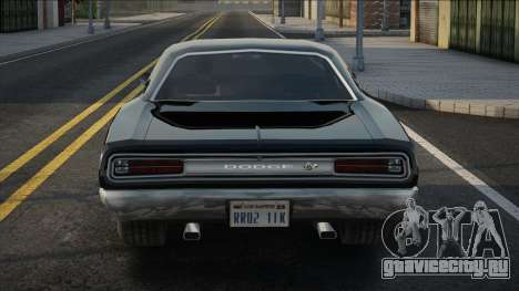 Dodge Super Bee Black для GTA San Andreas