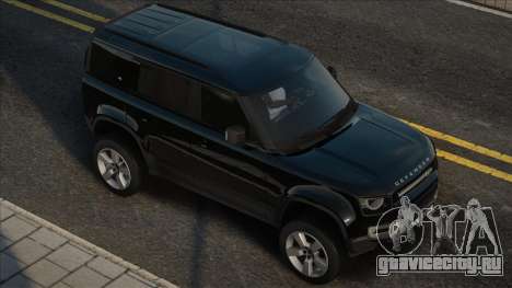 Land Rover Defender Black для GTA San Andreas
