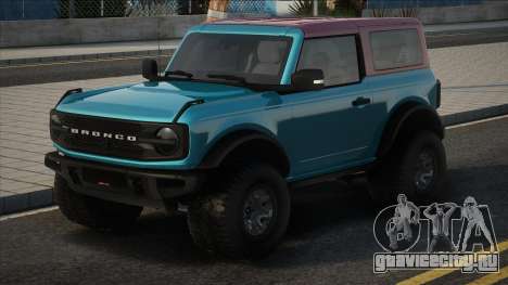 Ford Bronco 2021 CCD для GTA San Andreas