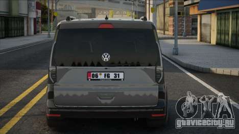 Volkswagen Caddy 2022 Silver для GTA San Andreas