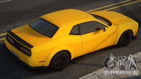 Dodge Challenger SRT DEMON Yel для GTA San Andreas