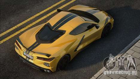 Chevrolet Corvette C8 2020 Yellow для GTA San Andreas