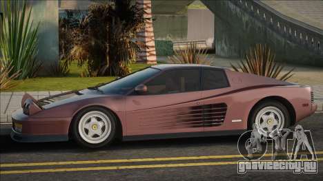 Ferrari Testarossa 1987 CCD для GTA San Andreas