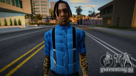 Grove Street Member Remade 3 для GTA San Andreas