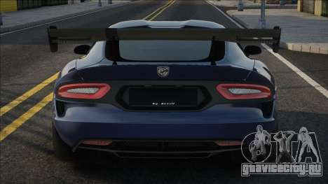 Dodge Viper ACR 2016 v1 для GTA San Andreas