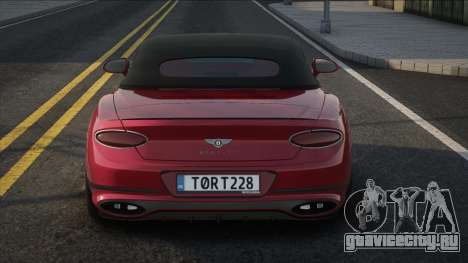 Bentley Continental GT Red CCD для GTA San Andreas