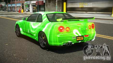 Nissan Skyline R34 L-Sport S11 для GTA 4