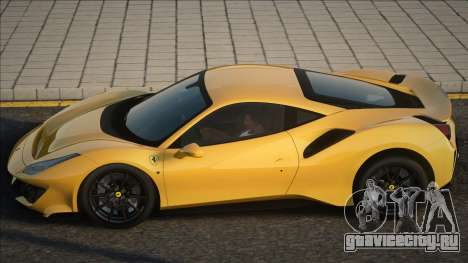 Ferrari 488 Pista Yellow для GTA San Andreas