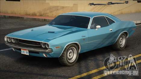 Dodge Challenger RT 1970 Blue для GTA San Andreas