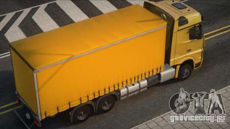 Mercedes-Benz Actros Yellow для GTA San Andreas