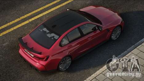 BMW M3 g80 Red для GTA San Andreas