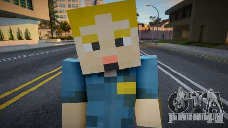 Dwayne Minecraft Ped для GTA San Andreas