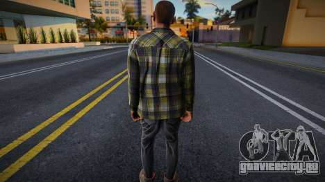 Niko Bellic Casual V1 Flannel W Undershirt v1 для GTA San Andreas