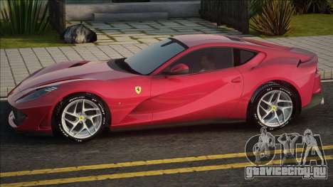 Ferrari 812 Superfast 2018 red для GTA San Andreas