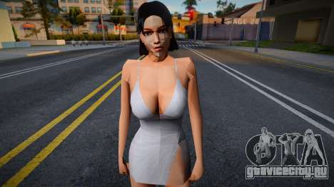 White Outfit girl для GTA San Andreas