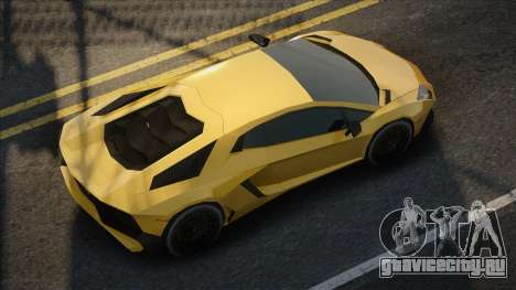 Lamborghini Aventador LP750-4 SV Yellow для GTA San Andreas
