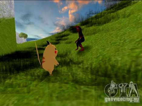 Pikachu from Super Smash Brothers Melee для GTA San Andreas