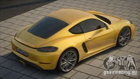 Porsche 718 Cayman S Yellow для GTA San Andreas