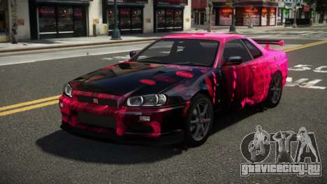 Nissan Skyline R34 L-Sport S3 для GTA 4