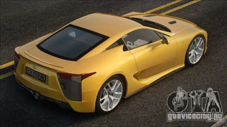 Lexus LFA UKR Plate для GTA San Andreas