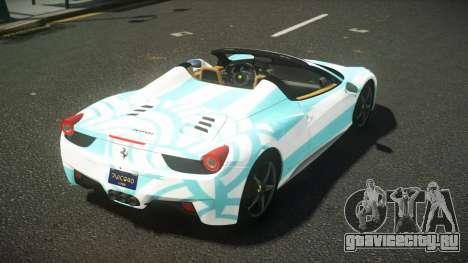 Ferrari 458 LE Roadster S8 для GTA 4