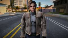 Leon HD S. Kennedy con chaqueta HD Resident Evil для GTA San Andreas