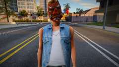 Kent Paul with Tengu Mask для GTA San Andreas
