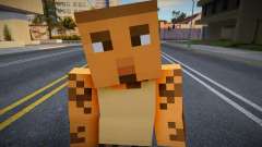 Cesar Minecraft Ped для GTA San Andreas