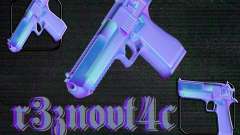 Desert Eagle Violet Metallic by r3znovt4c для GTA San Andreas