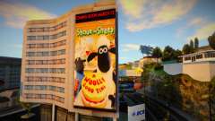 Bank BCA Shaun The Sheep Billboard для GTA San Andreas