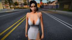 White Outfit girl для GTA San Andreas