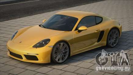 Porsche 718 Cayman S Yellow для GTA San Andreas