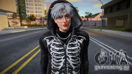 Skin Fivem Hoodie Bone для GTA San Andreas