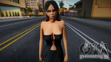 Брюнетка в вечернем наряде для GTA San Andreas