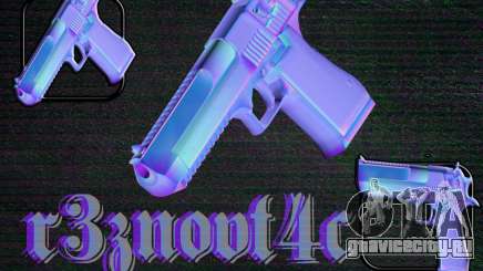 Desert Eagle Violet Metallic by r3znovt4c для GTA San Andreas